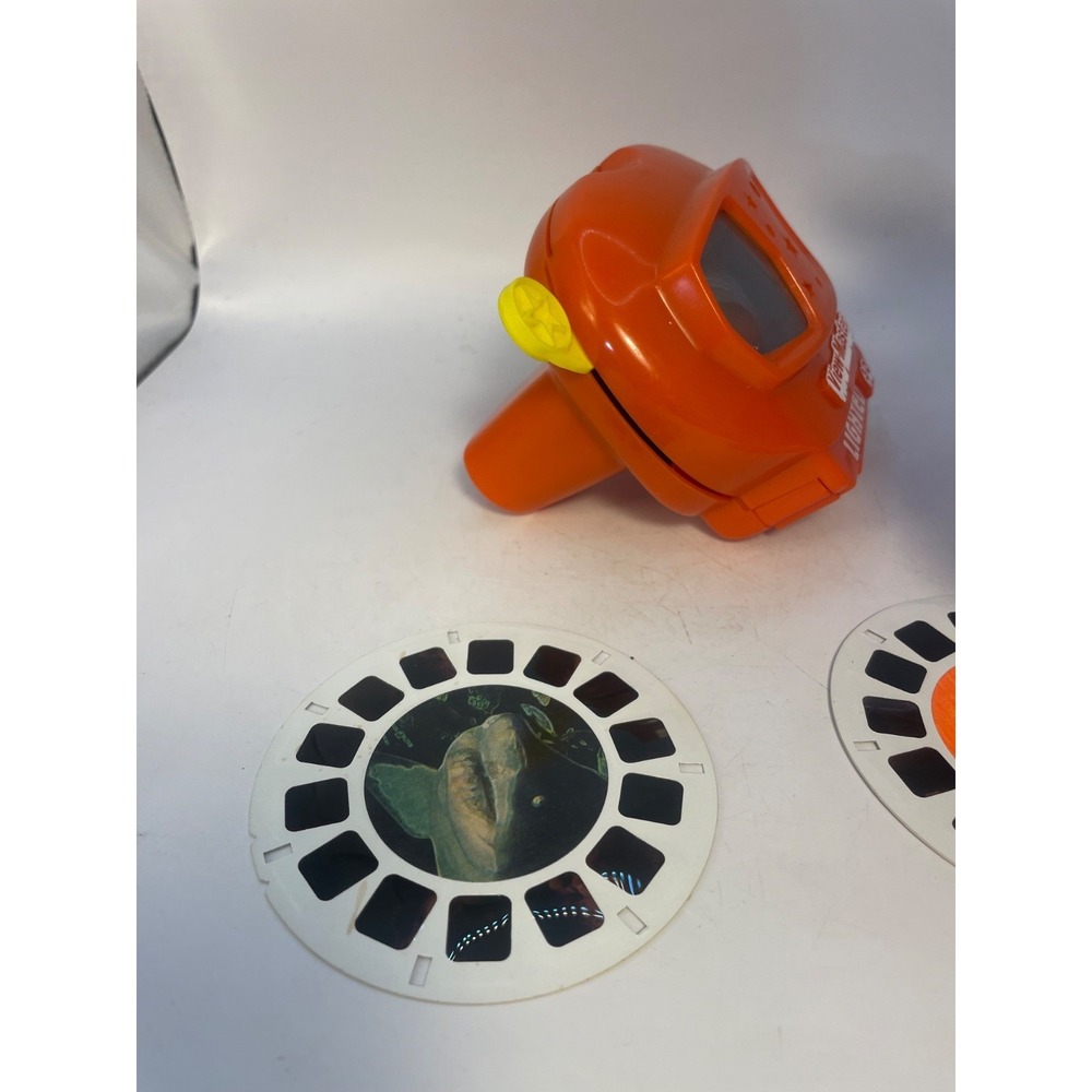 Vtg. Lighted 3-D View Master Antique 3D View-Master  L244 Tyco Toys + REELS